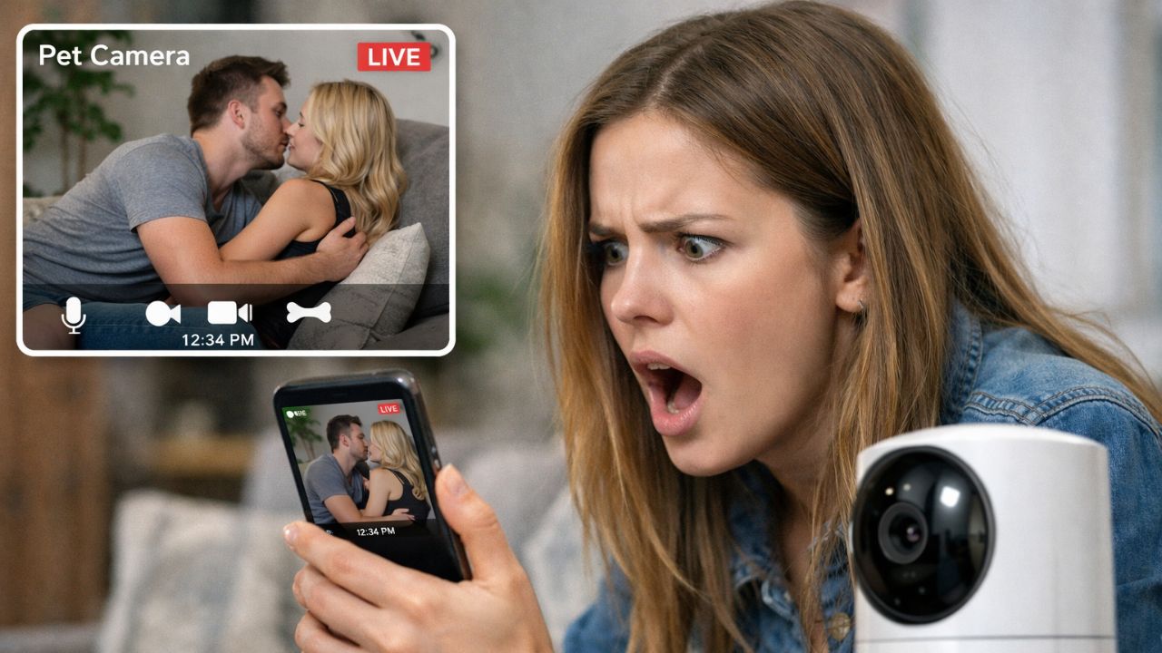 boyfriend cheating caught on camera